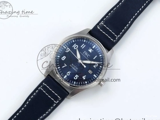 MIROTIME 0508 DailyWear Pilot Mark XX BLSF 1:1 Best Edition Blue Dial on Blue Leather Strap MIYOTA 7022